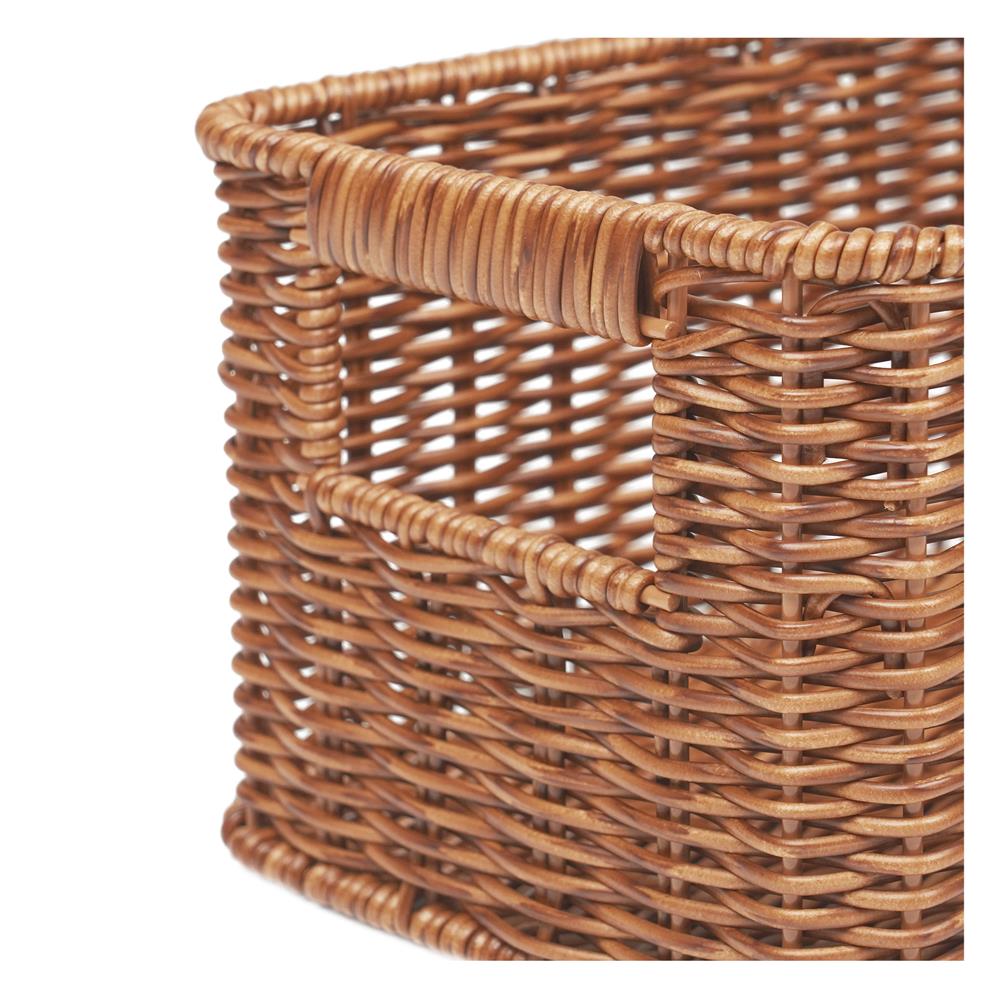 ตะกร้าผ้าเหลี่ยม PLIM SAAN SIZE S สีน้ำตาล