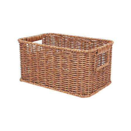 ตะกร้าผ้าเหลี่ยม PLIM SAAN SIZE S สีน้ำตาล