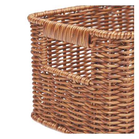 ตะกร้าผ้าเหลี่ยม PLIM SAAN SIZE S สีน้ำตาล_3