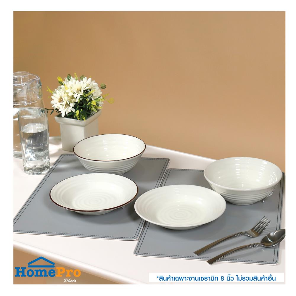 จานบัวเซรามิก 8 นิ้ว KECH LONN