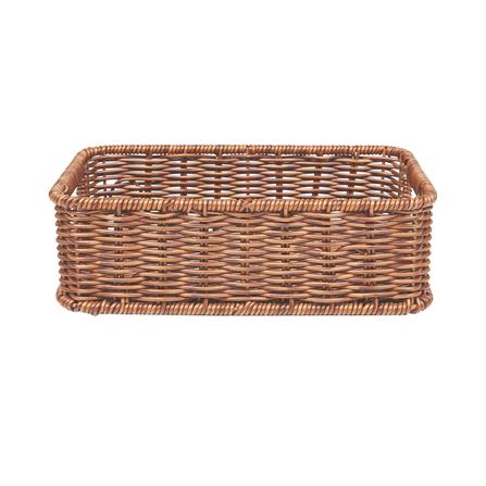 ตะกร้าผ้าเหลี่ยมเตี้ย PLIM SAAN SIZE S สีน้ำตาล_2