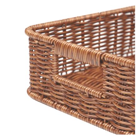 ตะกร้าผ้าเหลี่ยมเตี้ย PLIM SAAN SIZE M สีน้ำตาล_3