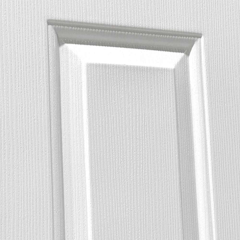 ประตูภายนอก UPVC AZLE L-35 80X200 ซม. สีขาว เจาะลูกบิด