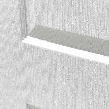 ประตูภายนอก UPVC AZLE L-35 80X200 ซม. สีขาว เจาะลูกบิด_3