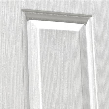 ประตูภายนอก UPVC AZLE L-35 80X200 ซม. สีขาว เจาะลูกบิด_4