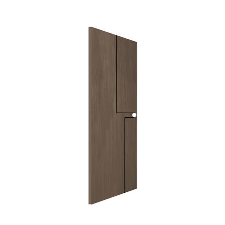 ประตูภายใน UPVC เจาะลูกบิด MODERNWOOD LMWNR15 80X200 ซม. สีโอ๊ค_1