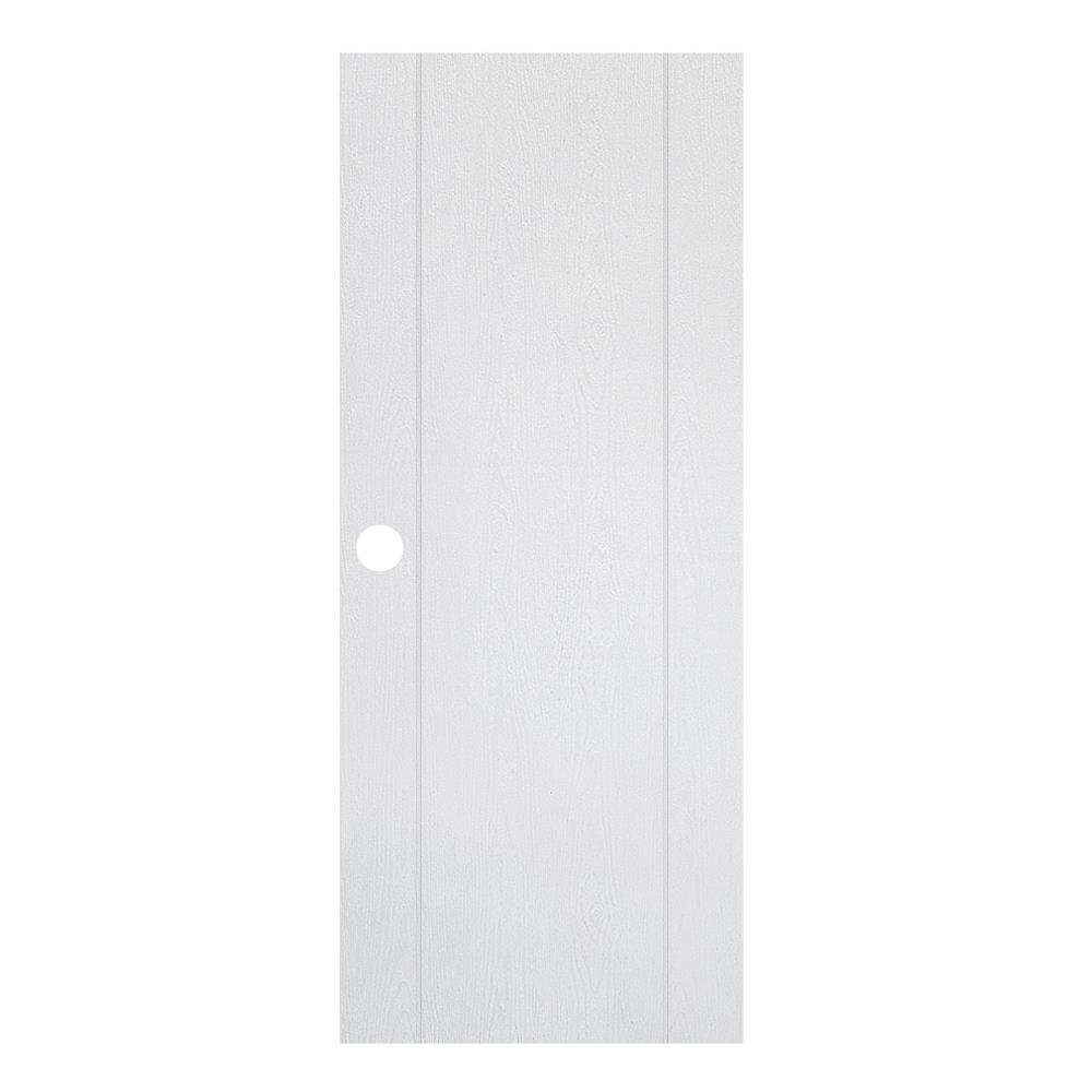 ประตูภายใน UPVC MODERNWOOD MWIR20 80X200 ซม. สีขาว เจาะลูกบิด