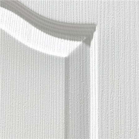 ประตูภายนอก UPVC AZLE L-85 80X200 ซม. สีขาว เจาะลูกบิด_3