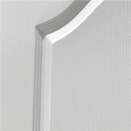 ประตูภายนอก UPVC AZLE L-85 80X200 ซม. สีขาว เจาะลูกบิด_4