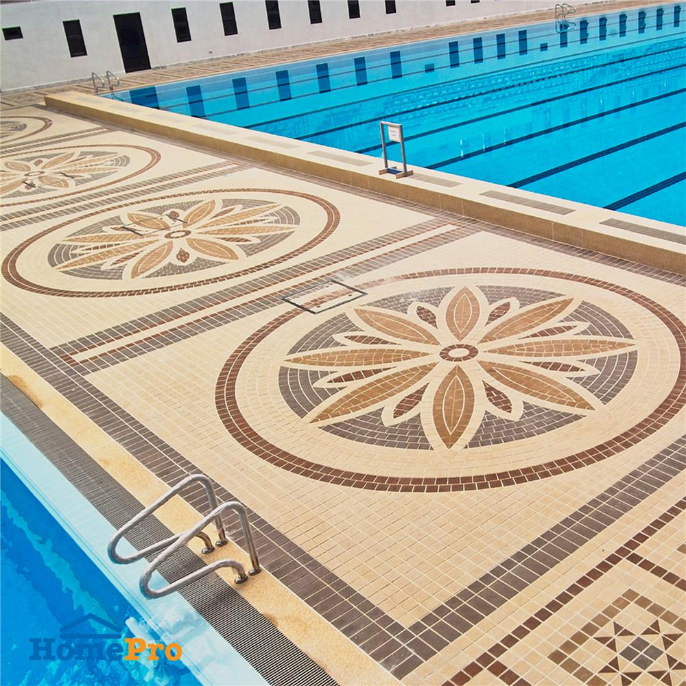 กระเบื้องพื้น 4x4 นิ้ว KENZAI GF-101 แกรไนท์ ไทล์ สีนิวโกล์ด 60P