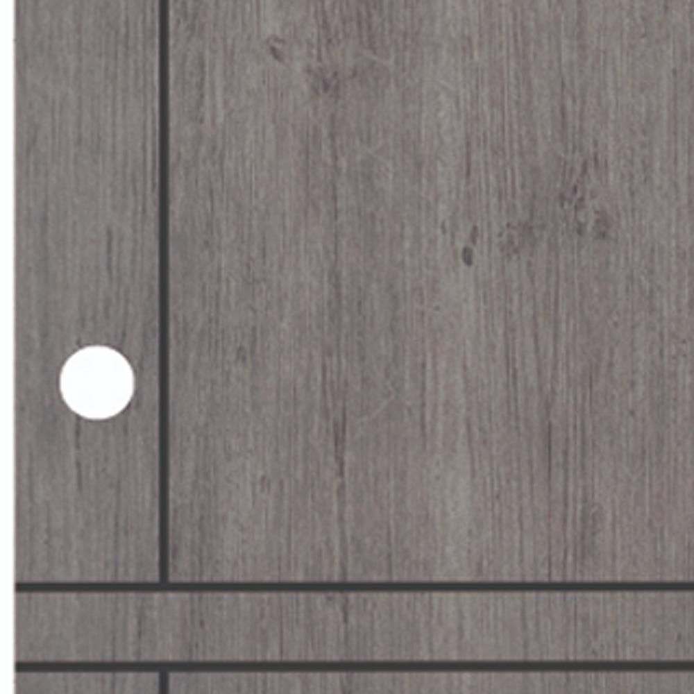 ประตูภายใน UPVC MODERNWOOD LMWNR10 80X200 ซม. สีเกรย์โอ๊ค เจาะลูกบิด