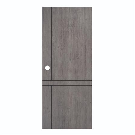 ประตูภายใน UPVC MODERNWOOD LMWNR10 80X200 ซม. สีเกรย์โอ๊ค เจาะลูกบิด_0