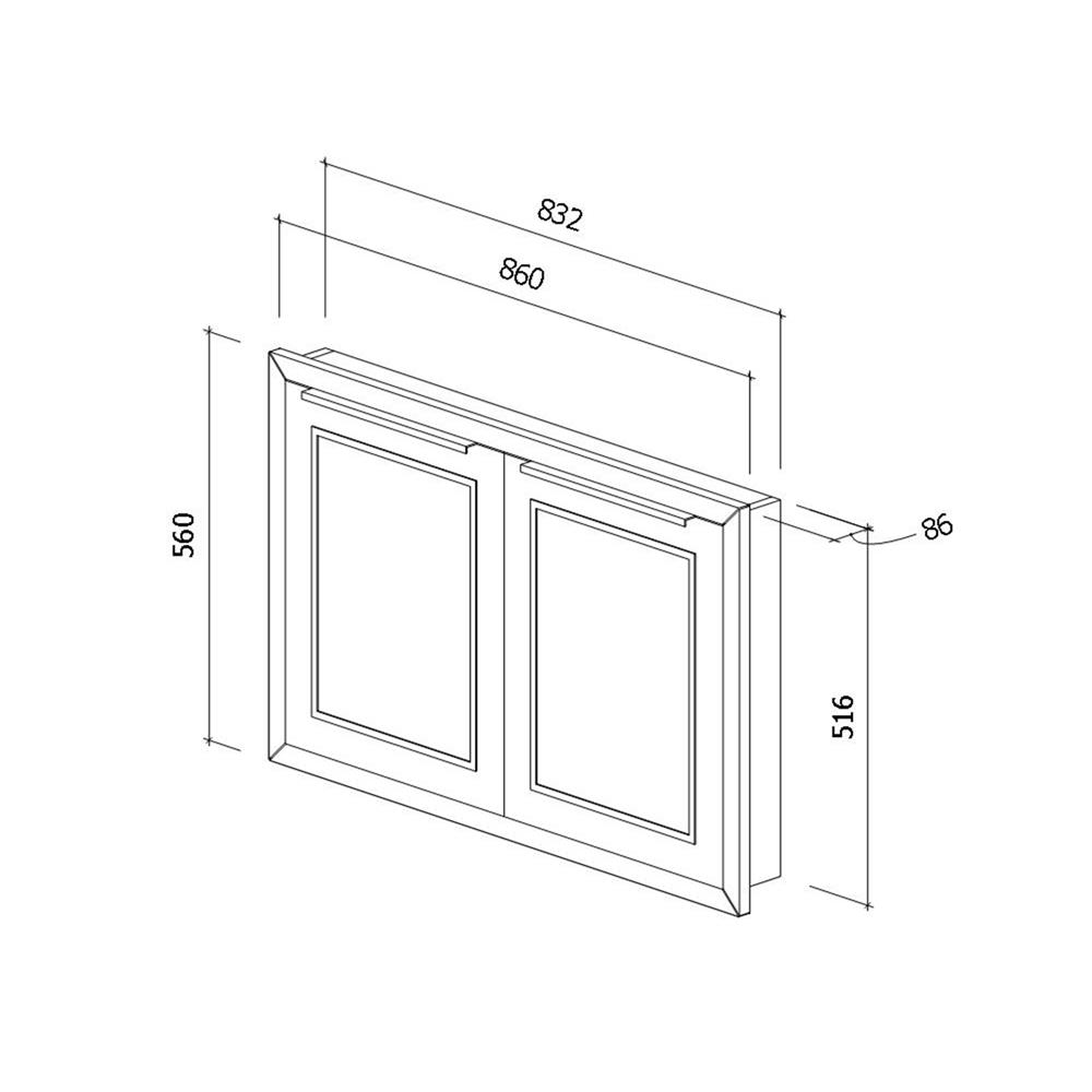 บานคู่ใต้เตา STARMARK KYLIE 80x50 ซม. V1 สีโอ๊ก