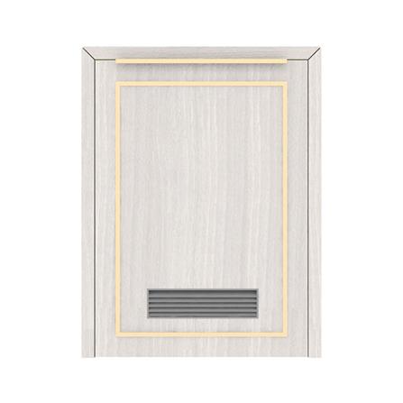 บานถังแก๊สเปิดขวา STARMARK KYLIE 50x70 ซม. V1 สีครีม