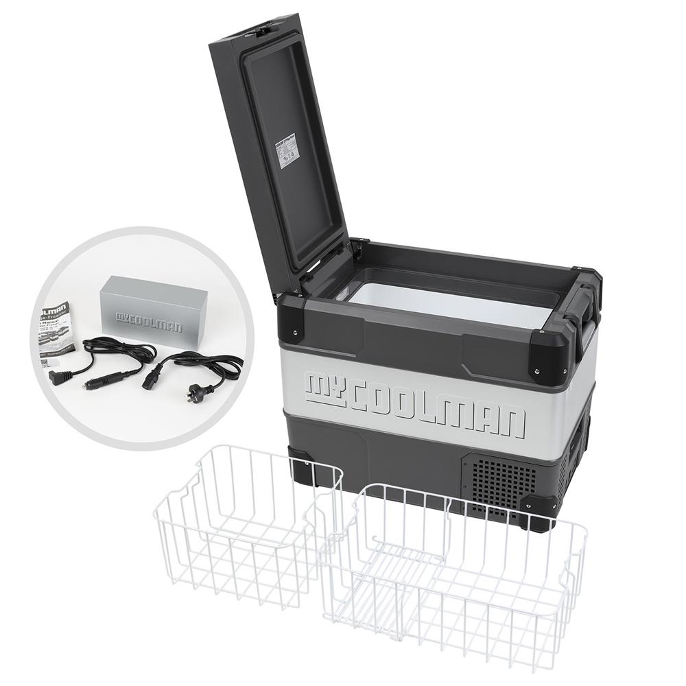 ตู้เย็นแช่แข็งพกพา MYCOOLMAN CCP44 44 ลิตร สีเทา/ดำ
