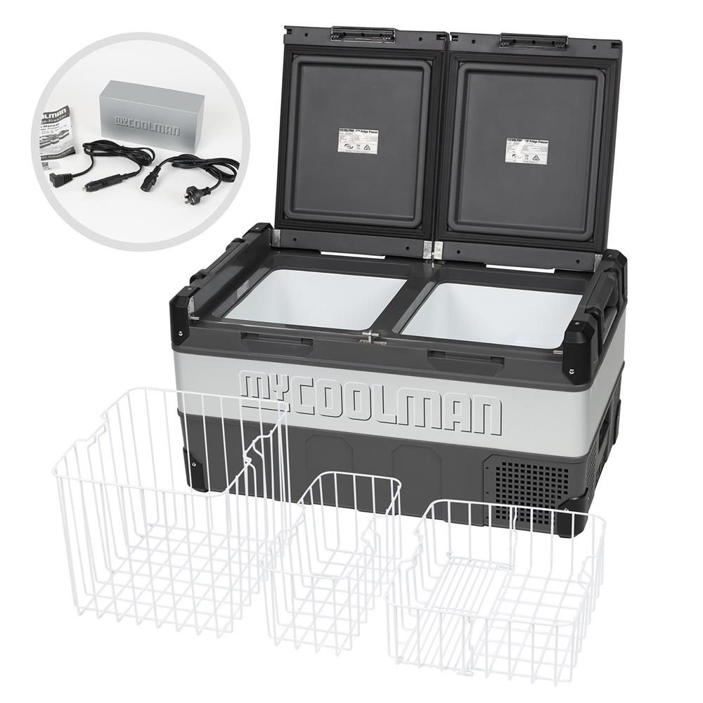 ตู้เย็นแช่แข็งพกพา MYCOOLMAN CCP85DZ 85 ลิตร สีเทา/ดำ