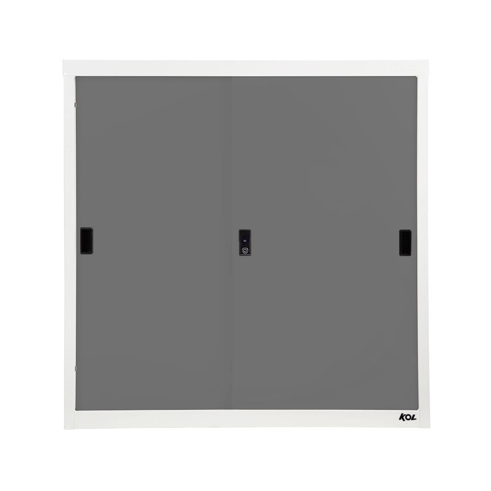 ตู้เหล็กบานเลื่อนทึบ KOL KOD-3 G1 สีเทา