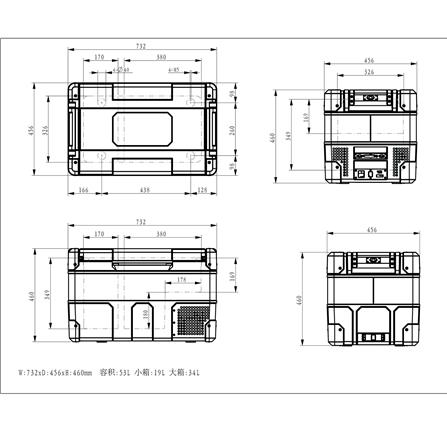 ตู้เย็นแช่แข็งพกพา MYCOOLMAN CCP53DZ 53 ลิตร สีเทา/ดำ_4