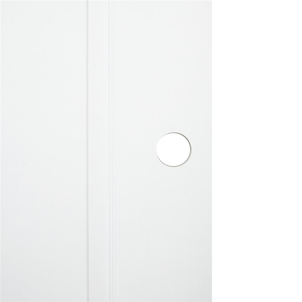 ประตูภายนอก UPVC เจาะลูกบิด AZLE PZ N2 80x200 ซม. สีขาว