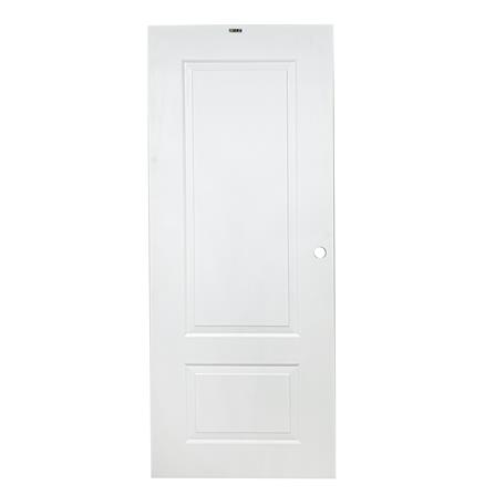 ประตูภายนอก UPVC AZLE PZ N2 80X200 ซม. สีขาว เจาะลูกบิด