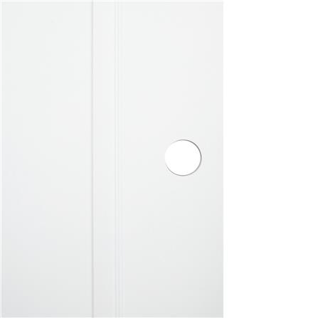 ประตูภายนอก UPVC เจาะลูกบิด AZLE PZ N2 80x200 ซม. สีขาว_2