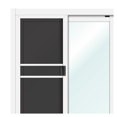 หน้าต่างบานเลื่อน อะลูมิเนียม S-S มุ้ง LYNN OK 100X110 ซม. สีขาว_1