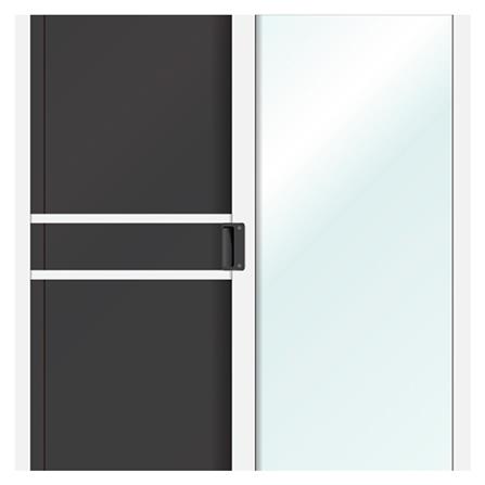 หน้าต่างบานเลื่อน อะลูมิเนียม S-S มุ้ง LYNN OK 100X110 ซม. สีขาว_2