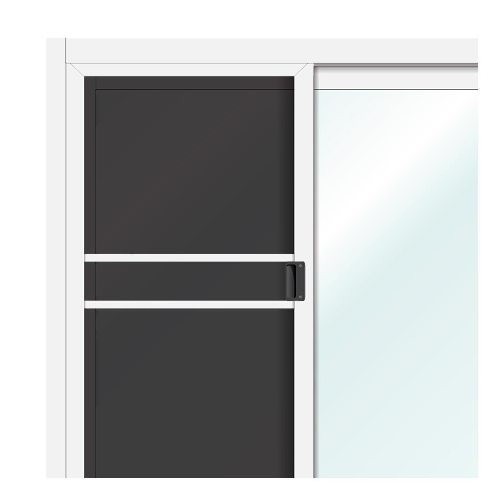 หน้าต่างบานเลื่อน อะลูมิเนียม S-S มุ้ง LYNN OK 120X110 ซม. สีขาว