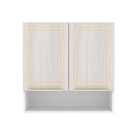 ตู้แขวนคู่บานทึบพร้อมช่องโล่ง STARMARK KYLIE 80x80 ซม. V1 สีครีม
