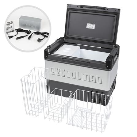 ตู้เย็นแช่แข็งพกพา MYCOOLMAN CCP69DZ 69 ลิตร สีเทา/ดำ_3