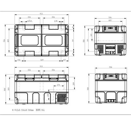 ตู้เย็นแช่แข็งพกพา MYCOOLMAN CCP96DZ 96 ลิตร สีเทา/ดำ_4