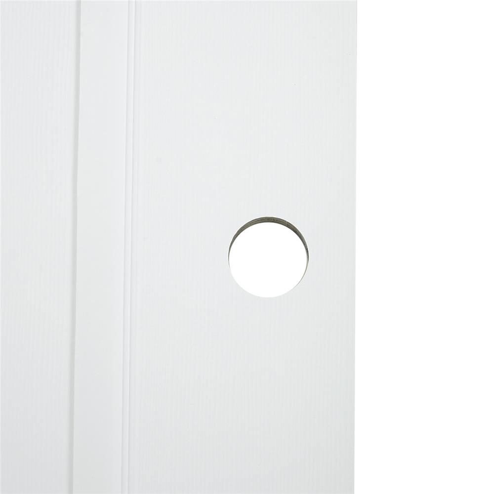 ประตูภายนอก UPVC เจาะลูกบิด AZLE PZ N1 80x200 ซม. สีขาว