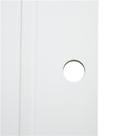 ประตูภายนอก UPVC AZLE PZ N1 80X200 ซม. สีขาว เจาะลูกบิด_2