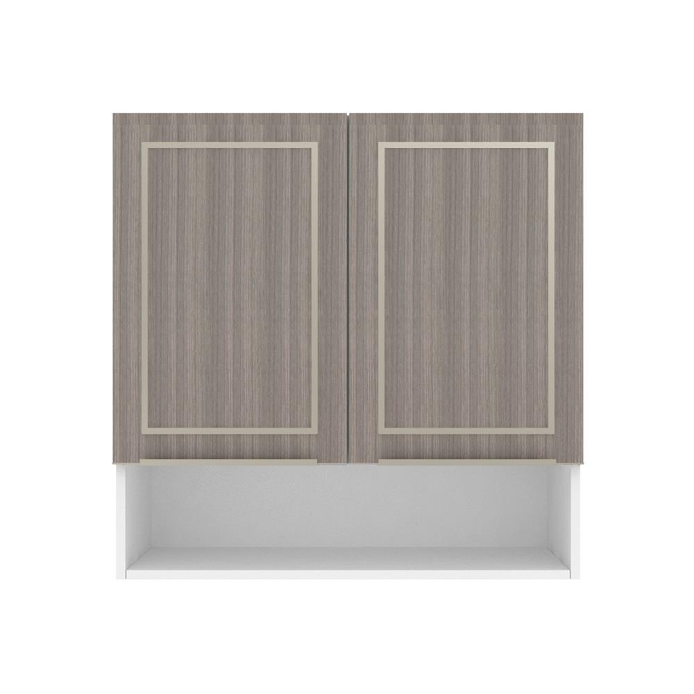 ตู้แขวนคู่บานทึบพร้อมช่องโล่ง STARMARK KYLIE 80x80 ซม. V1 สีโอ๊ก