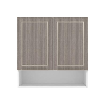 ตู้แขวนคู่บานทึบพร้อมช่องโล่ง STARMARK KYLIE 80x80 ซม. V1 สีโอ๊ก_0