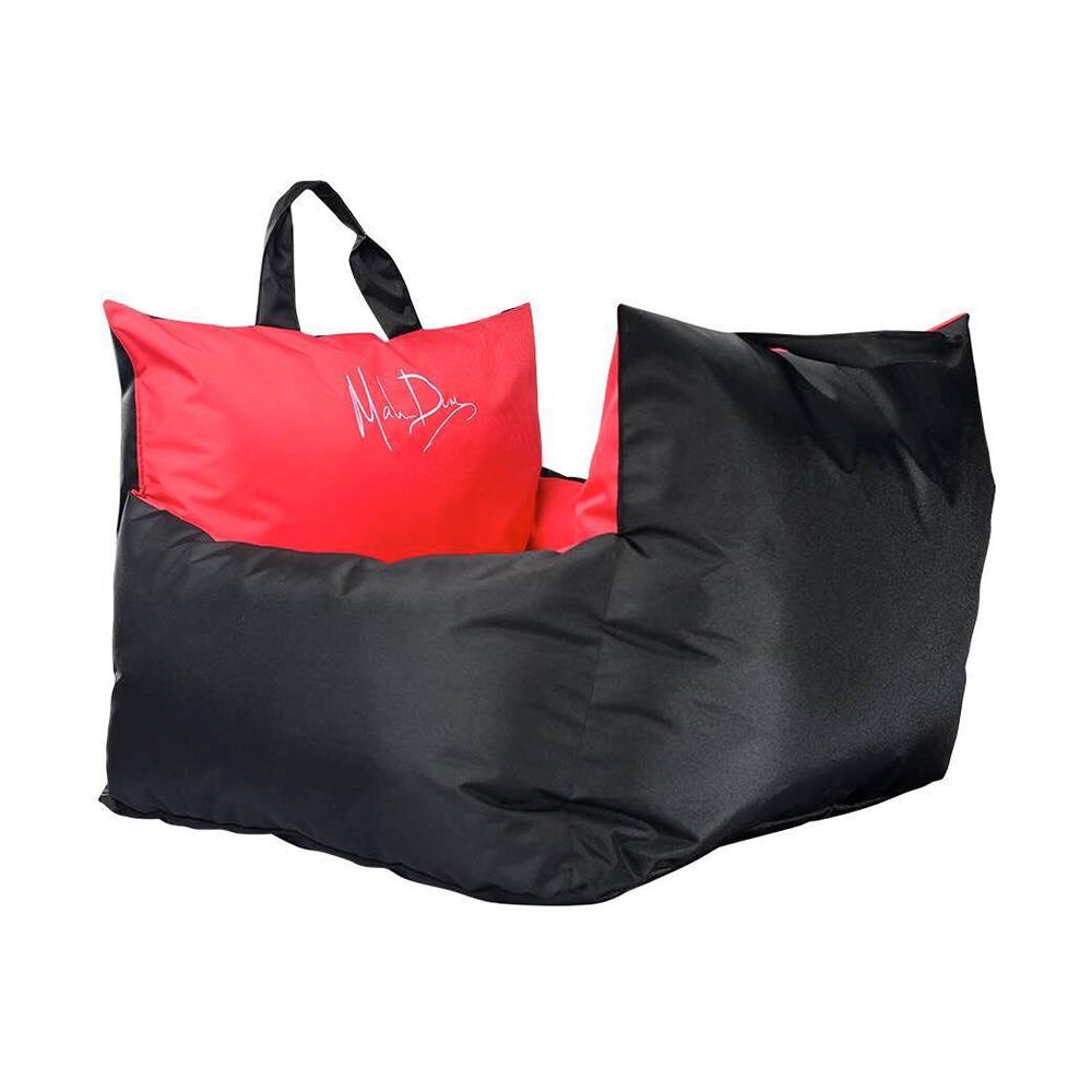 คาร์ซีทสุนัข MAHDUM 600D 80 ซม. สีดำ/แดง