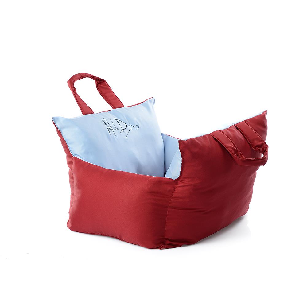 คาร์ซีทสุนัข MAHDUM ELEGANT 60 ซม. สีแดง/ฟ้า