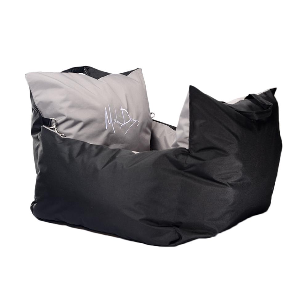 คาร์ซีทสุนัข MAHDUM 600D 80 ซม. สีดำ/เทา