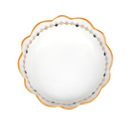 ชามขอบหยัก PORCELAIN 7 นิ้ว KECH HORO_1