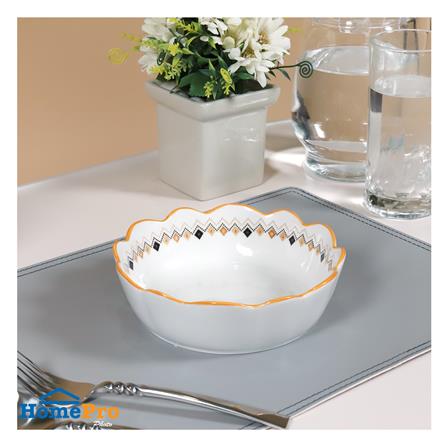 ชามขอบหยัก PORCELAIN 7 นิ้ว KECH HORO_3