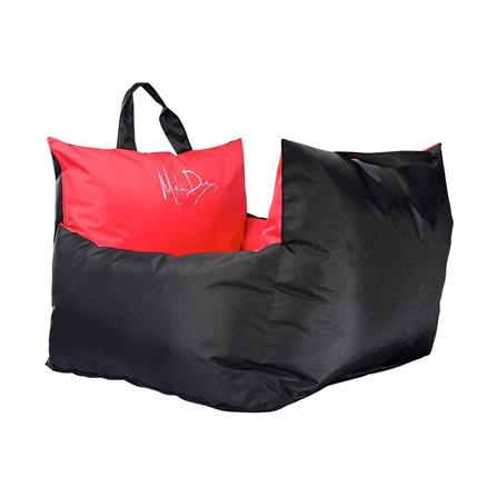 คาร์ซีทสุนัข MAHDUM 600D 60 ซม. สีดำ/แดง