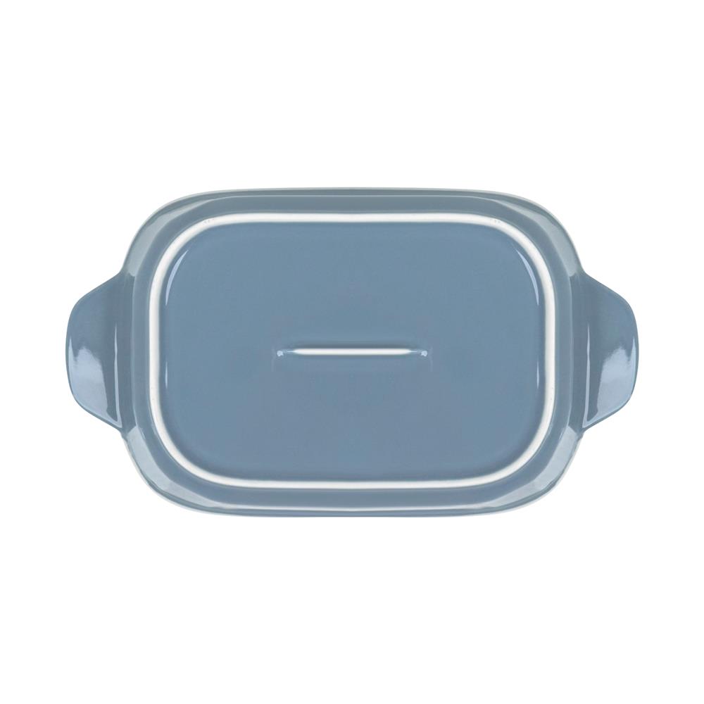 จานเหลี่ยม 2 หู PORCELAIN 8 นิ้ว KECH BRIGHT SKY