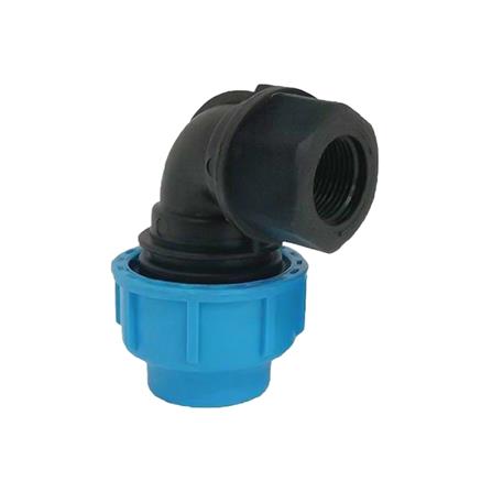 ข้องอสวมล็อก เกลียวใน ตรามือ PN16 25 มม.X1/2 นิ้ว_0