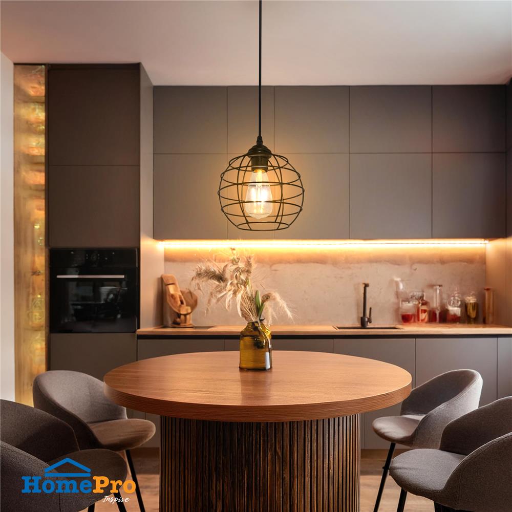 ไฟช่อ CARINI P230326 สีดำ 1 หัว