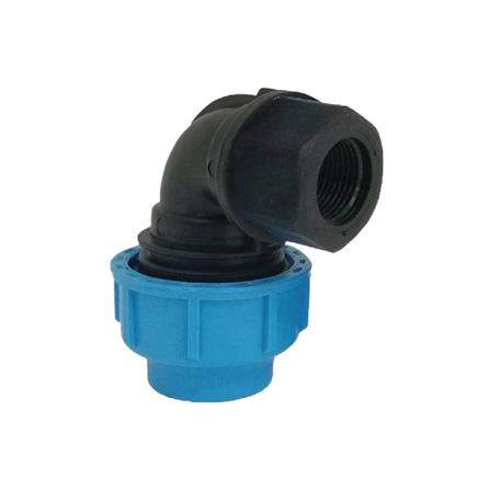 ข้องอสวมล็อก เกลียวใน ตรามือ PN16 25 มม.X3/4 นิ้ว_0