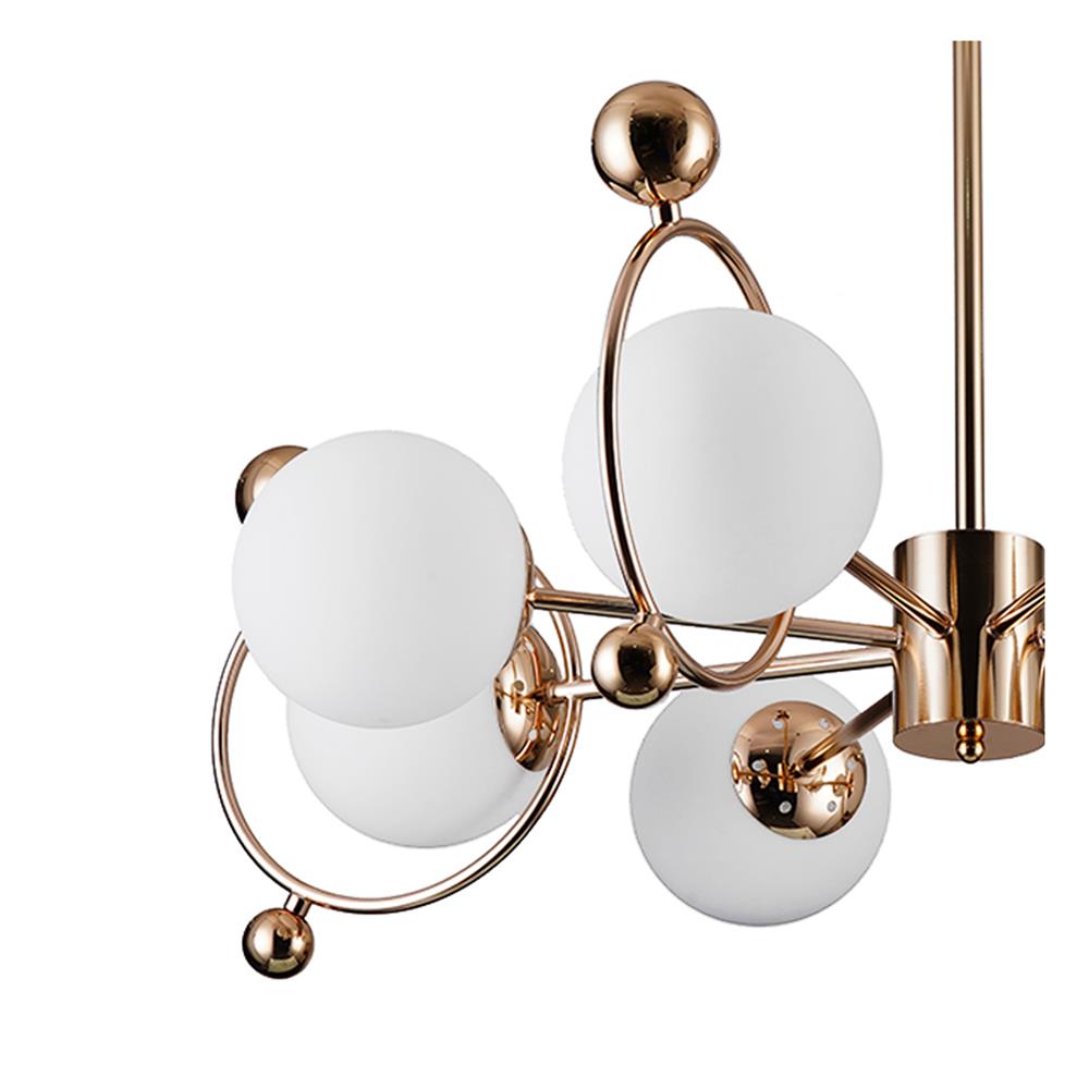 ไฟช่อ CARINI S52323-8 สีขาว/ทอง 8 หัว