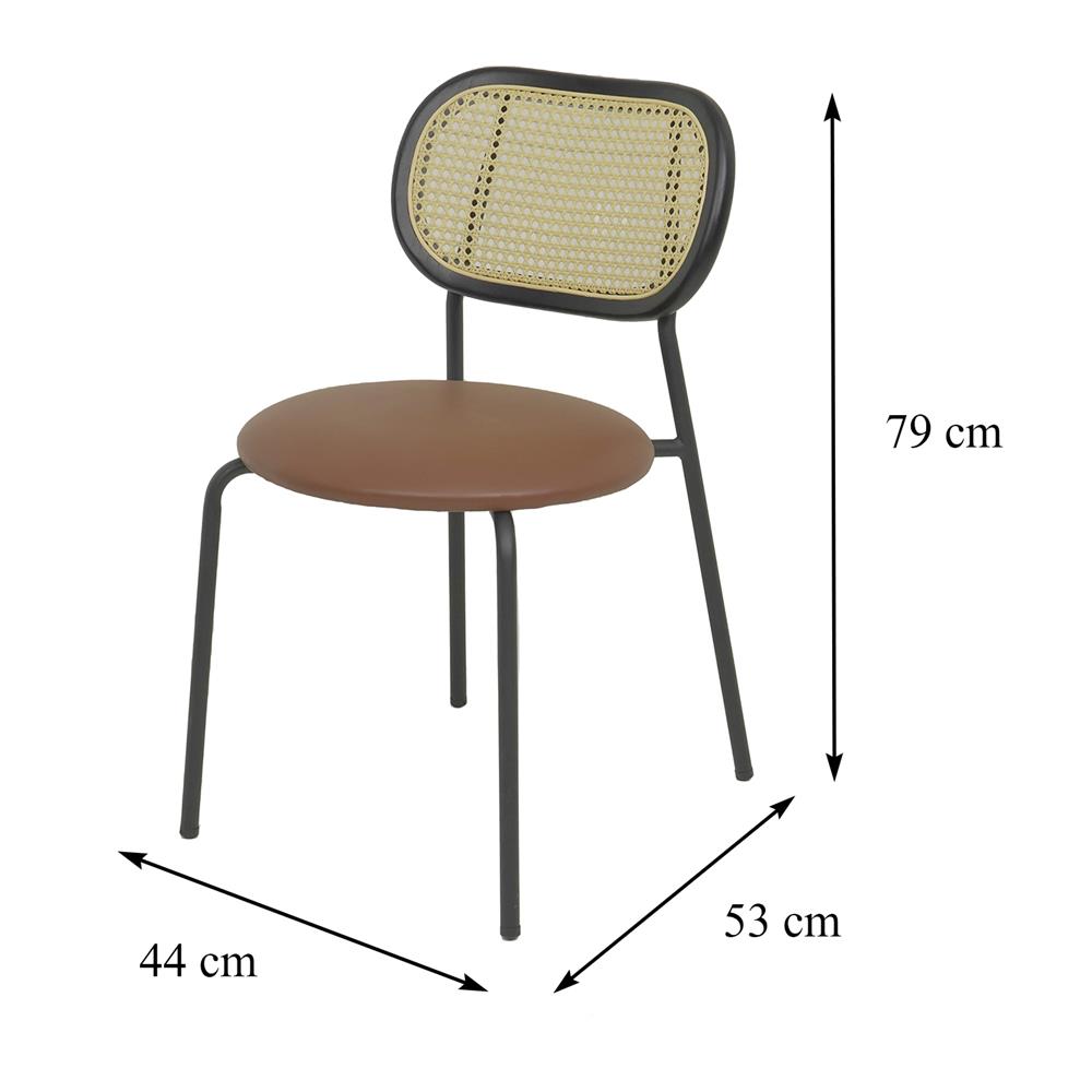 เก้าอี้ห้องอาหาร FURDINI RIZZO สีน้ำตาล