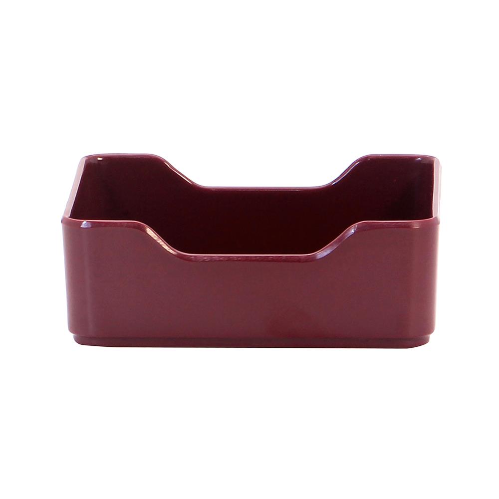 ถาดอาหารเมลามีน SUPERWARE 4.25 นิ้ว สีแดง