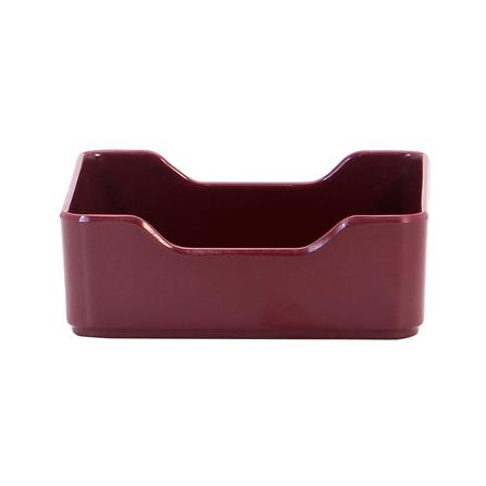 ถาดอาหารเมลามีน SUPERWARE 4.25 นิ้ว สีแดง_1