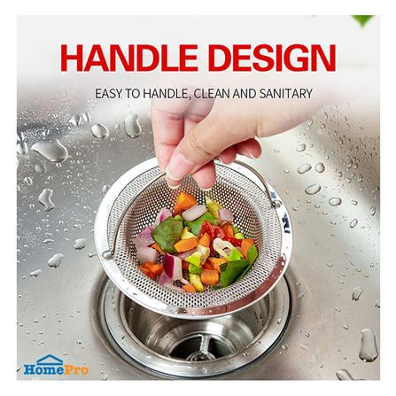 ตะแกรงกรองเศษอาหาร PARNO AP-ACC008 SIZE M สเตนเลส_4